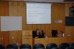 Photographs fro the presentation of the thematology and progress of the Ph.D. theses in the School of Health Sciences